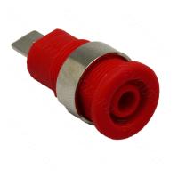 Панель розетка под банан 32А красный\AMASS